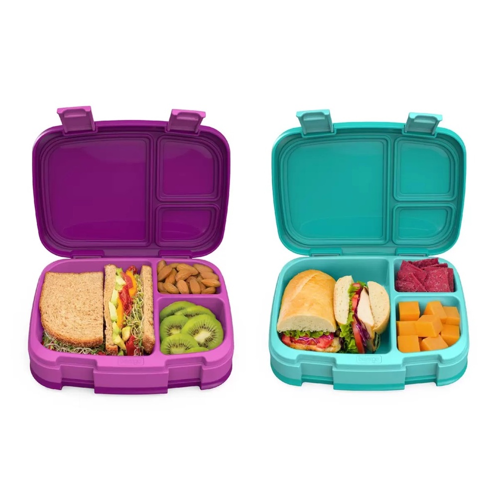 Bentgo Fresh Lunch Box - 2 Pack - Purple & Mint